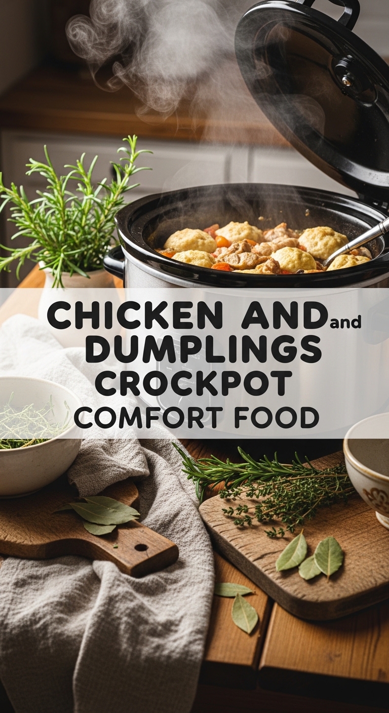 Chicken And Dumplings Crockpot Comfort Food