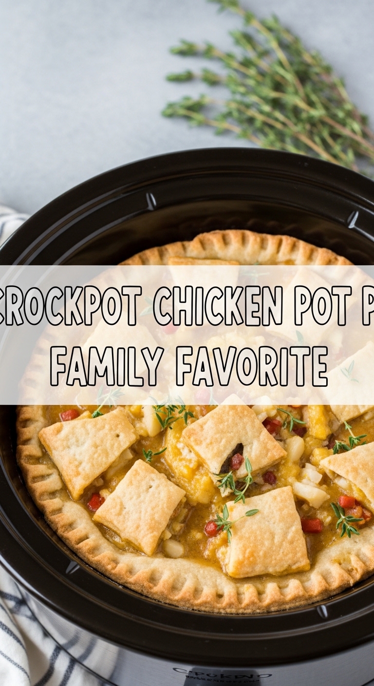 Crockpot Chicken Pot Pie Family Favorite