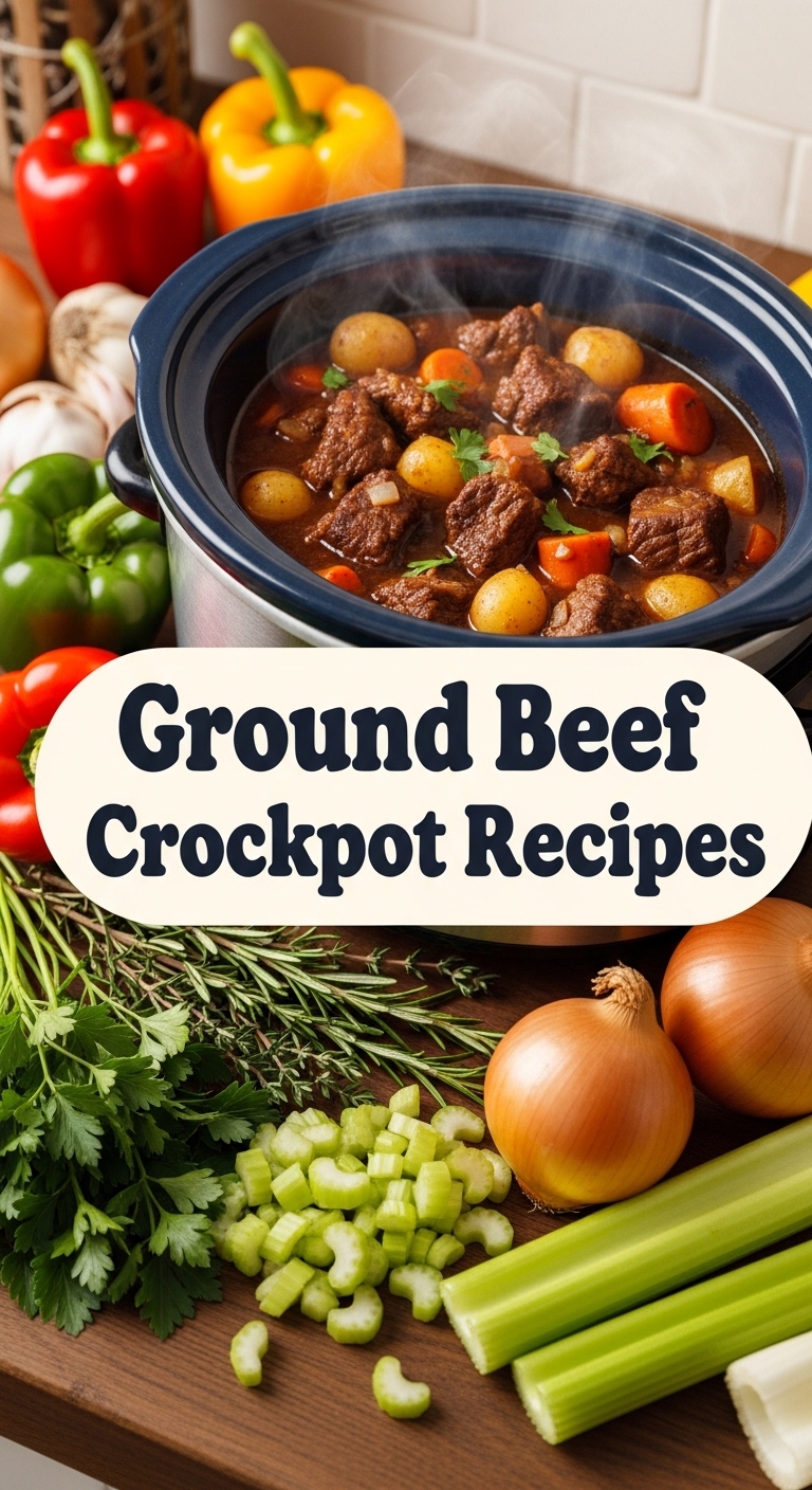 Ground Beef Crockpot Recipes Weeknight Meal