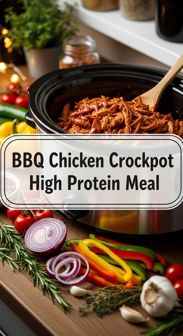 Bbq Chicken Crockpot High Protein Meal
