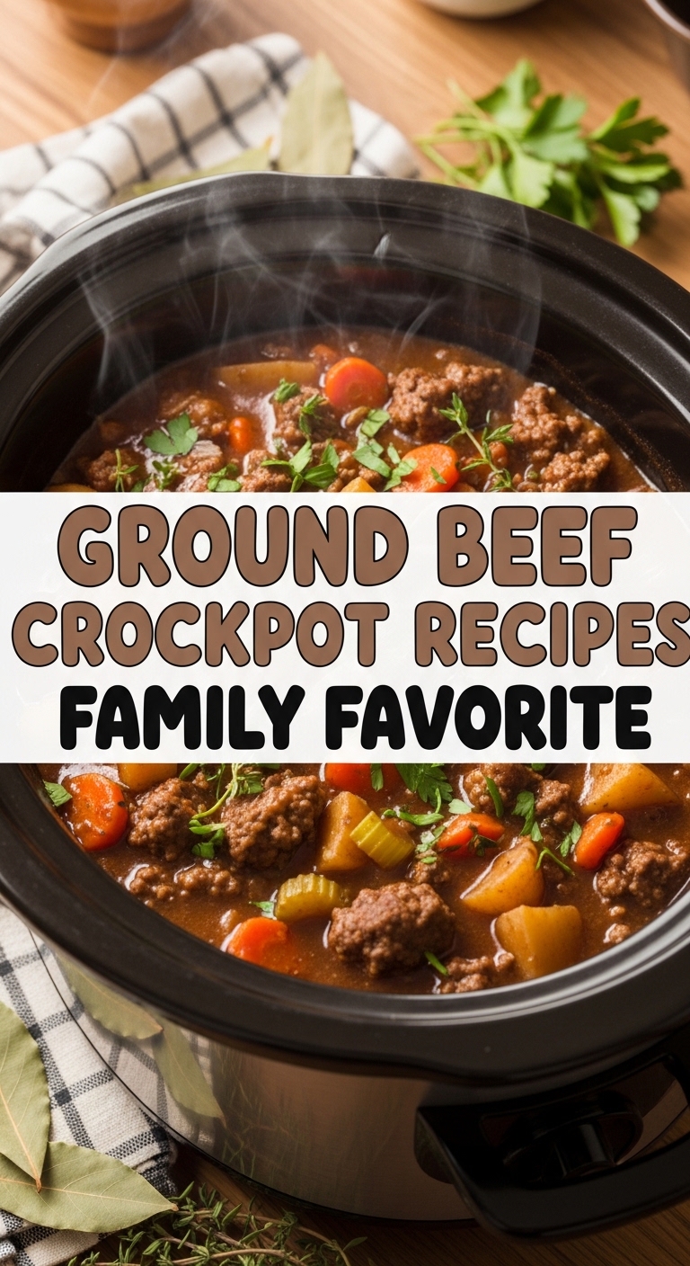 Ground Beef Crockpot Recipes Family Favorite
