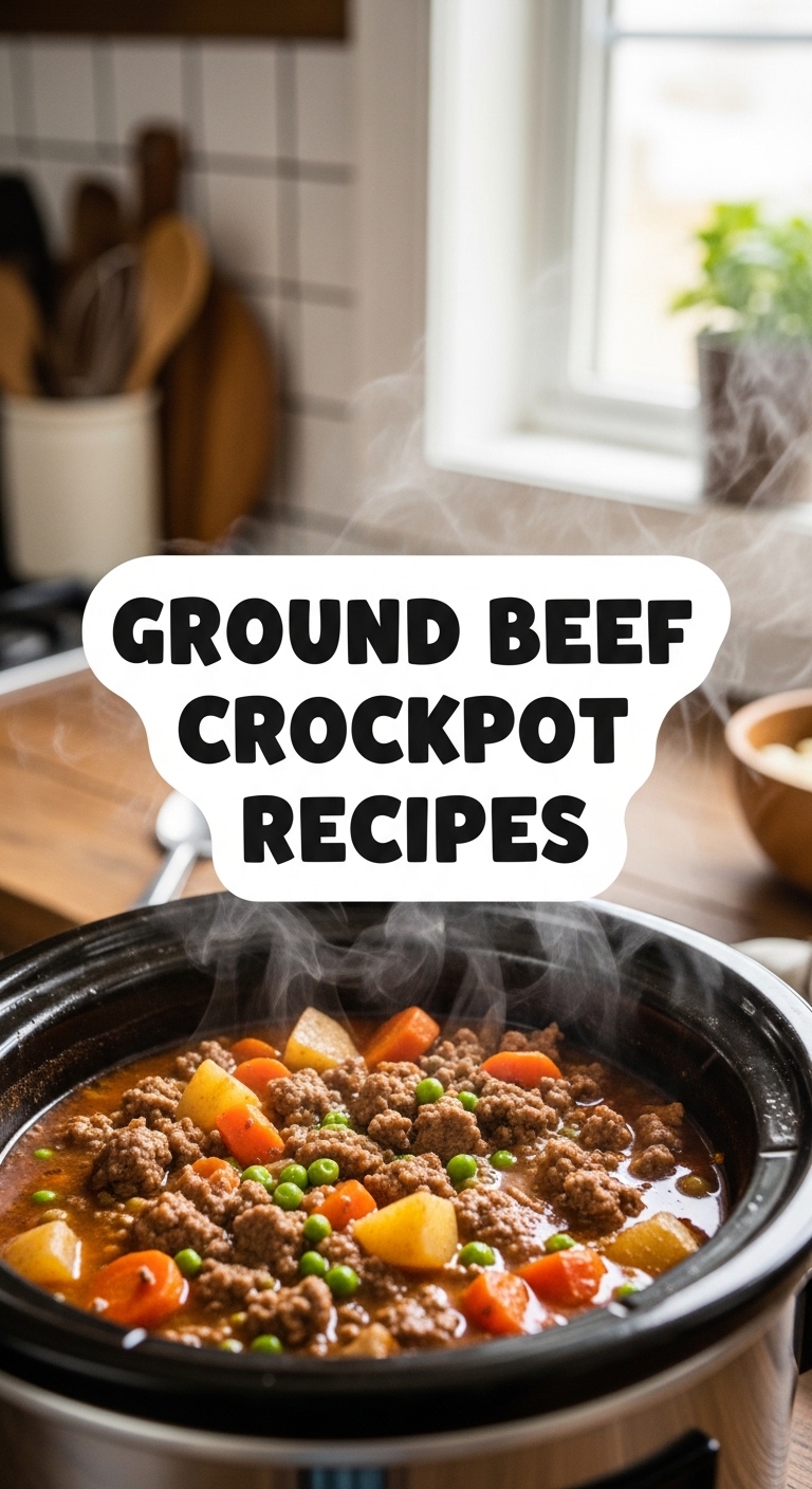 Ground Beef Crockpot Recipes Easy Dinner Idea