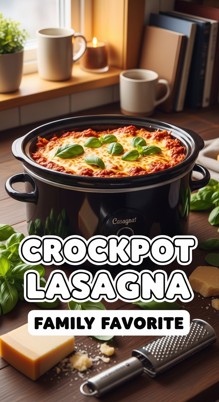 Crockpot Lasagna Family Favorite