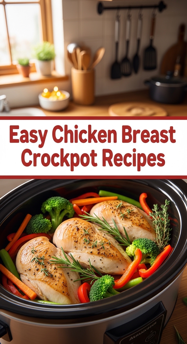 Chicken Breast Crockpot Recipes Easy Dinner Idea
