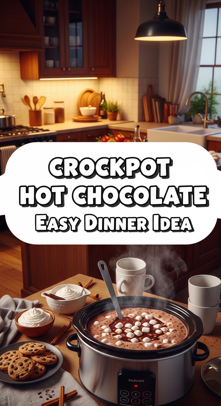 Crockpot Hot Chocolate Easy Dinner Idea