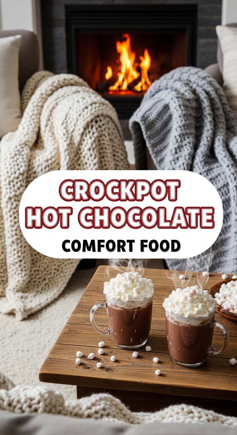 Crockpot Hot Chocolate Comfort Food