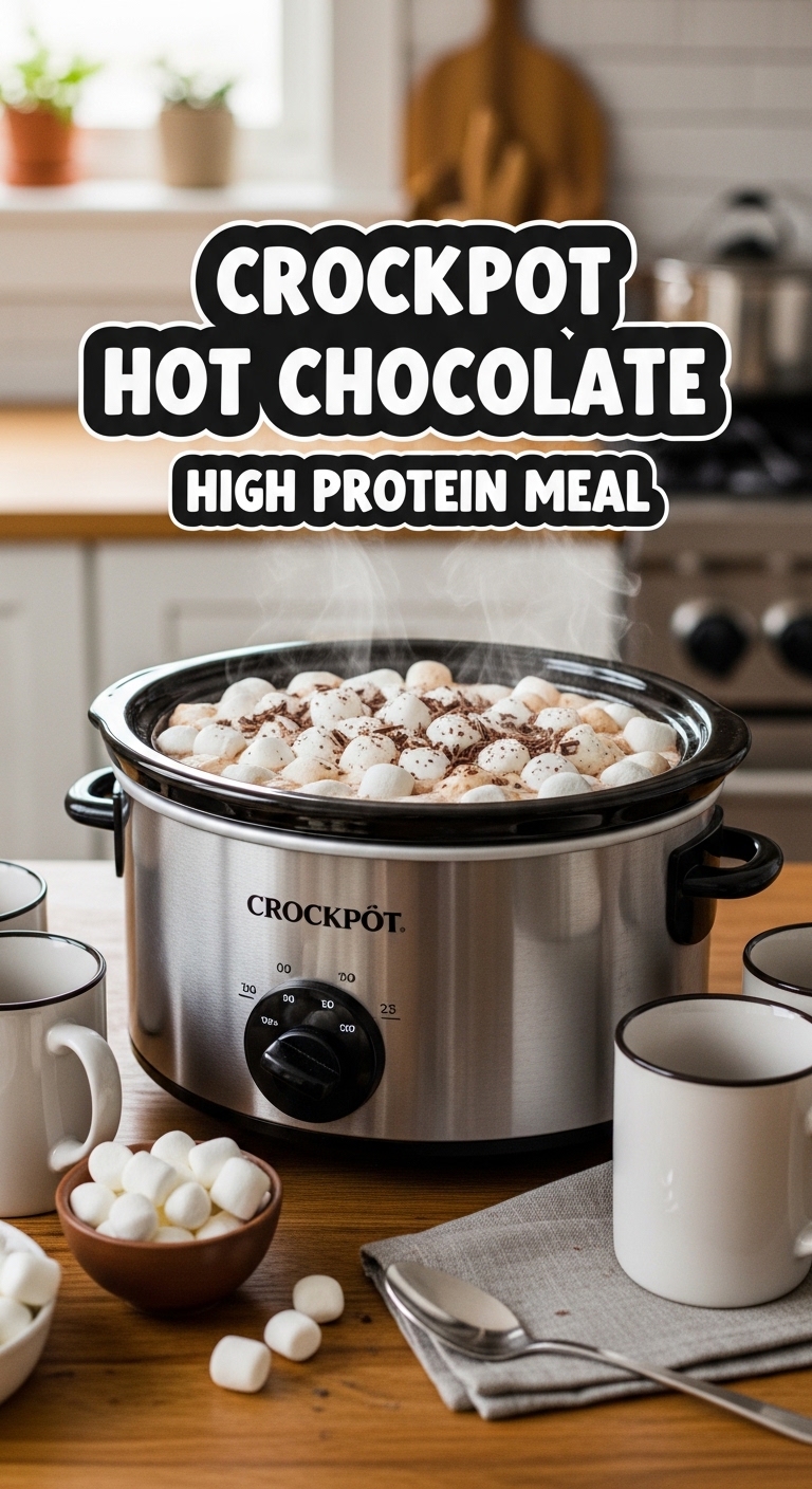 Crockpot Hot Chocolate High Protein Meal