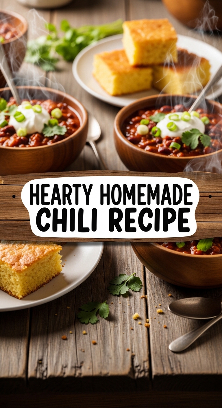 Chili Recipe Crockpot Hearty Homemade Meal