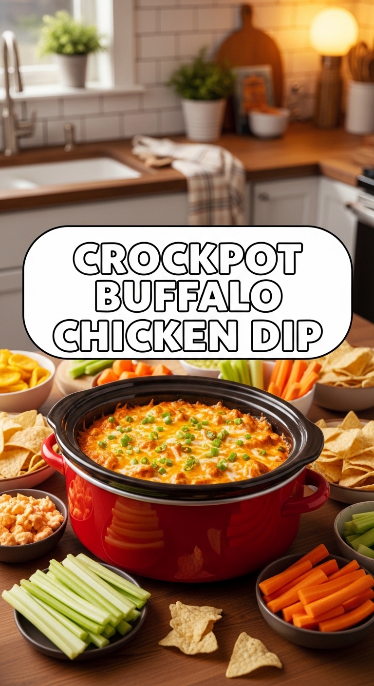 Crockpot Buffalo Chicken Dip Comfort Food
