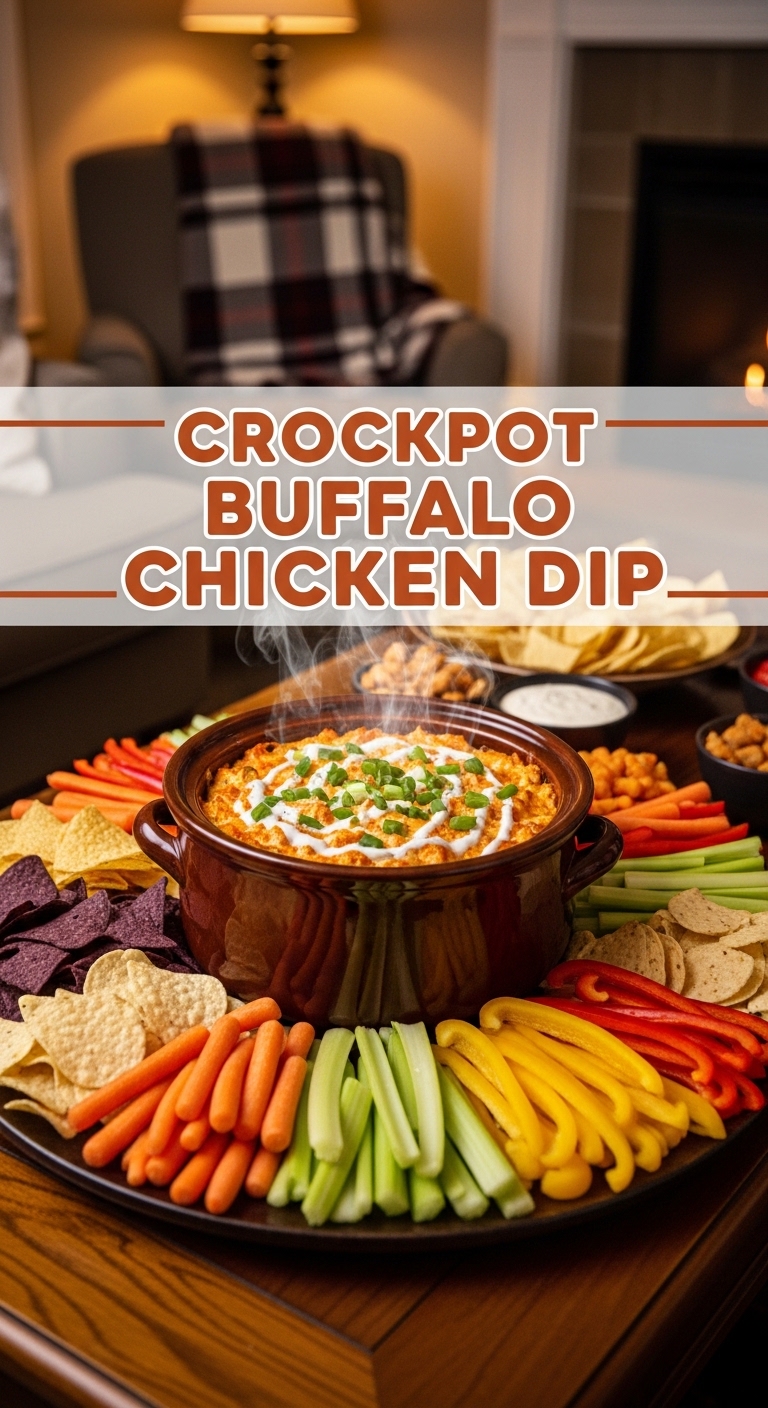 Crockpot Buffalo Chicken Dip Family Favorite