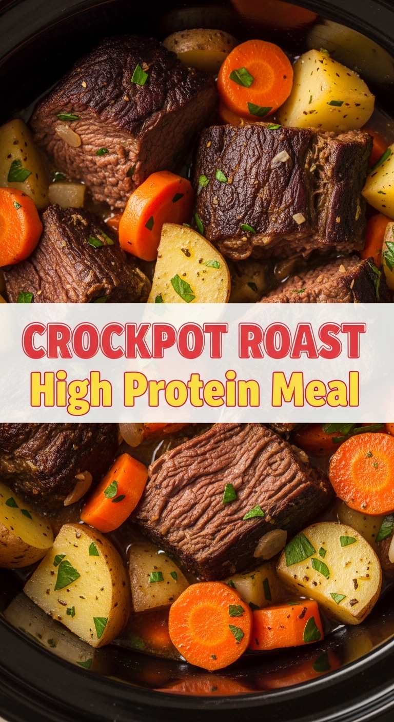 Crockpot Roast High Protein Meal