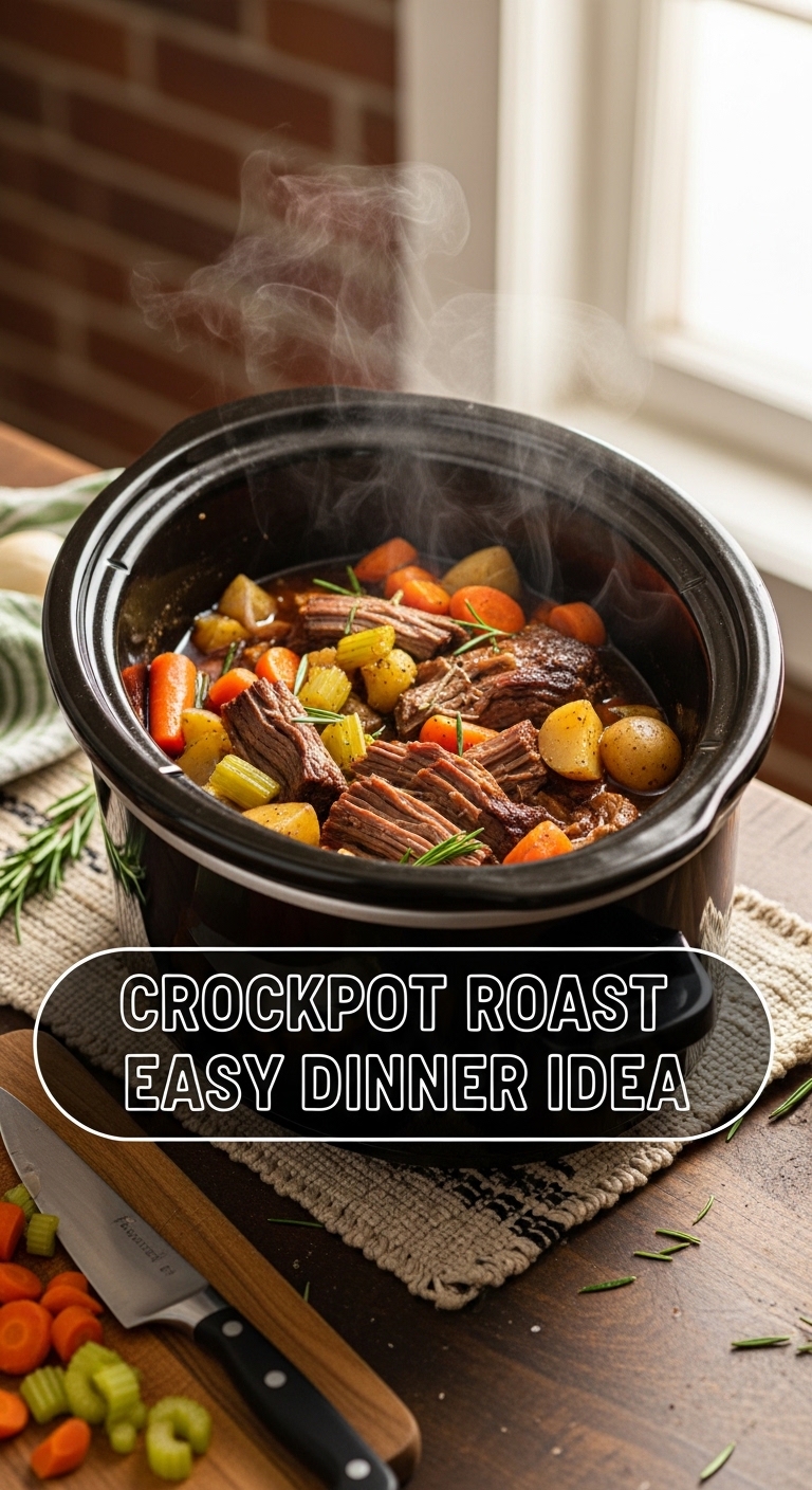 Crockpot Roast Easy Dinner Idea