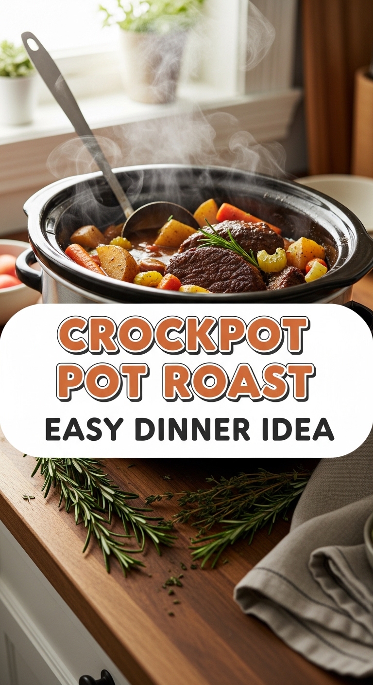 Crockpot Pot Roast Easy Dinner Idea