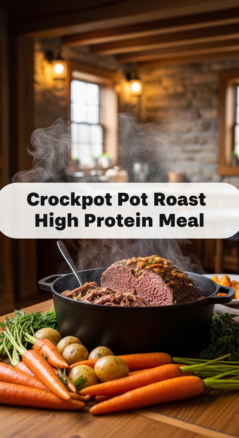 Crockpot Pot Roast High Protein Meal