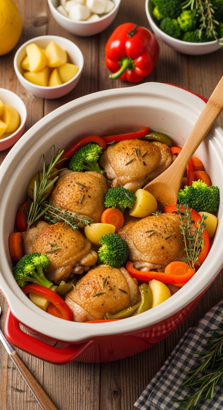 Crockpot Chicken Thighs Weeknight Meal