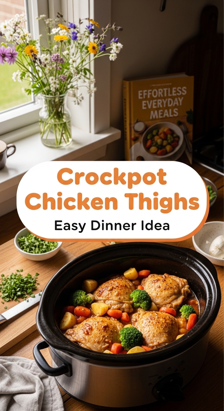 Crockpot Chicken Thighs Easy Dinner Idea