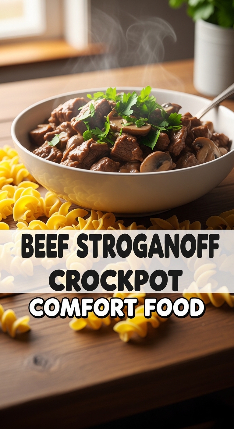 Beef Stroganoff Crockpot Comfort Food