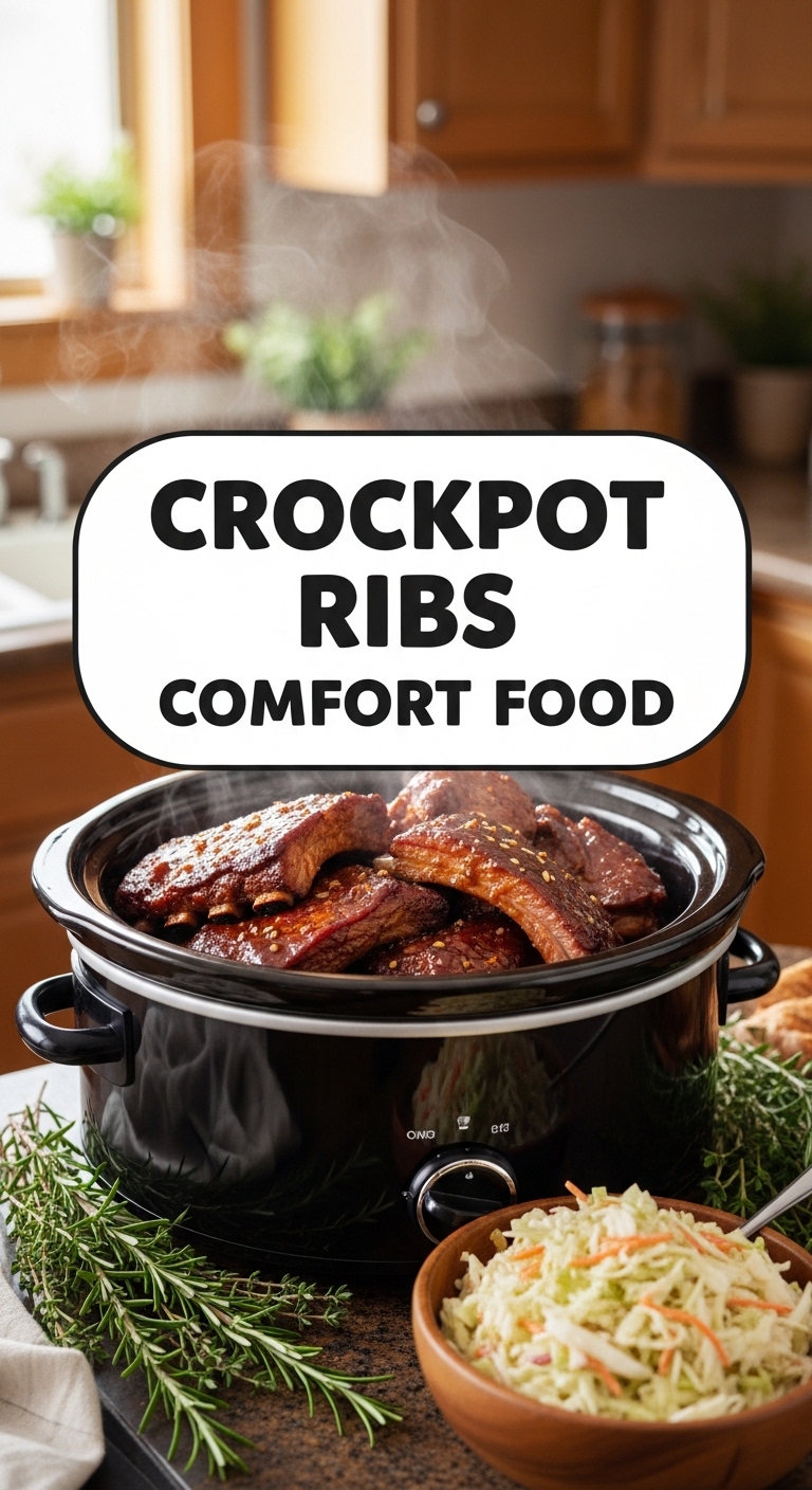 Crockpot Ribs Comfort Food