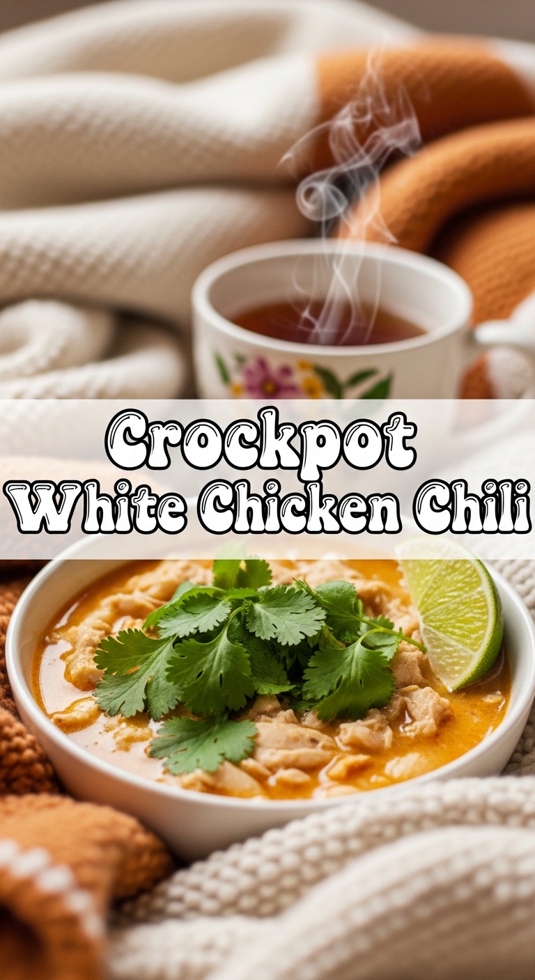 Crockpot White Chicken Chili Cozy Comfort Food