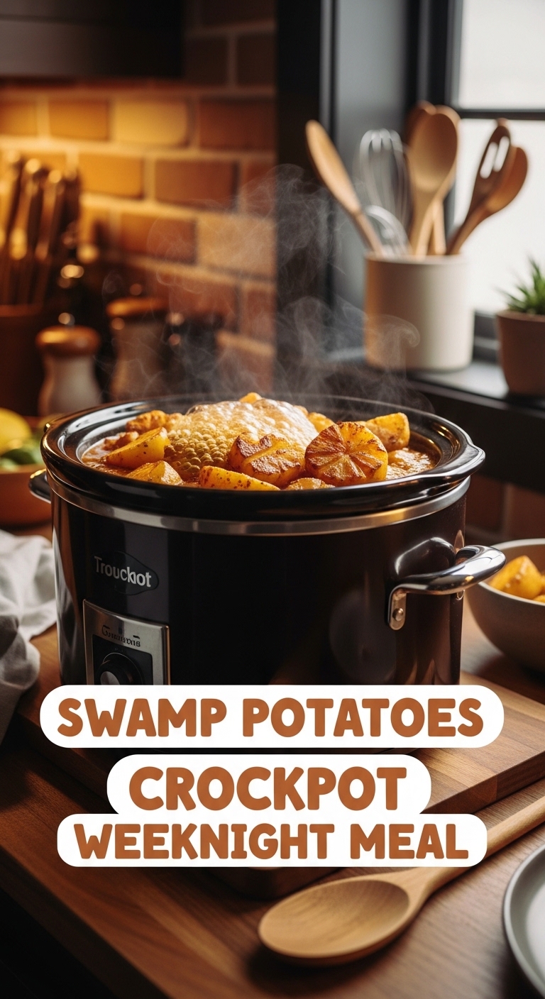 Swamp Potatoes Crockpot Weeknight Meal