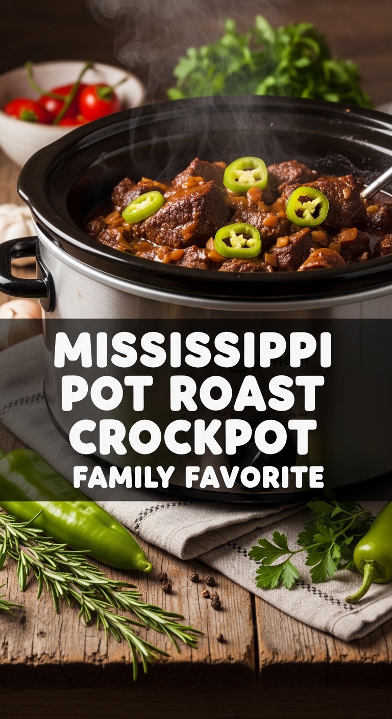 Mississippi Pot Roast Crockpot Family Favorite