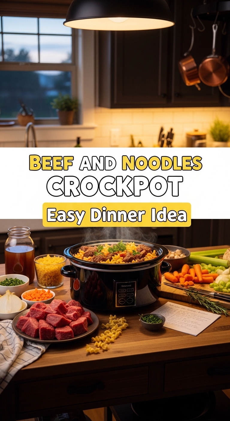 Beef And Noodles Crockpot Easy Dinner Idea