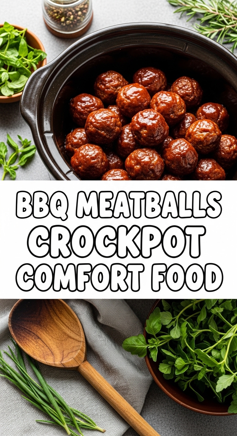 Bbq Meatballs Crockpot Comfort Food