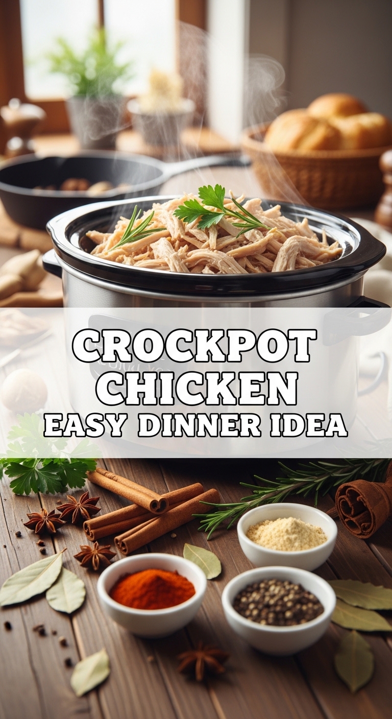 Crockpot Chicken Easy Dinner Idea