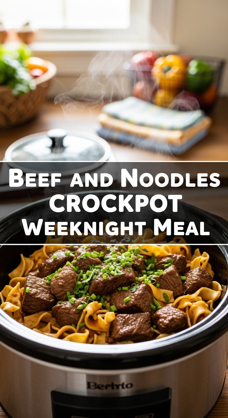 Beef And Noodles Crockpot Weeknight Meal