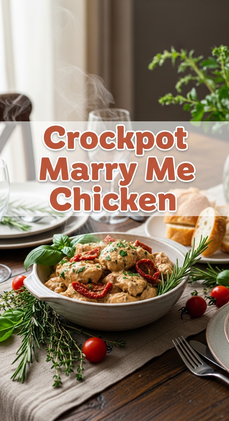 Crockpot Marry Me Chicken Weeknight Meal