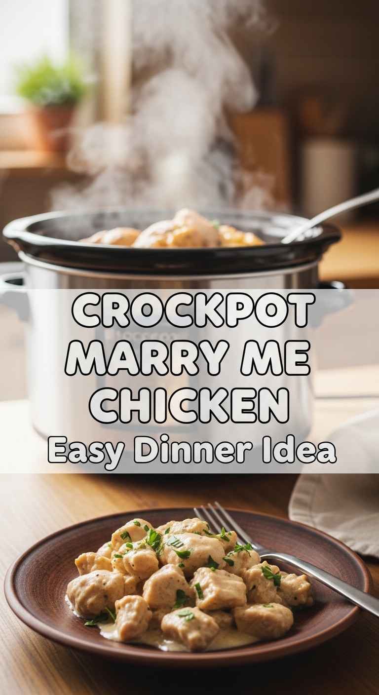 Crockpot Marry Me Chicken Easy Dinner Idea