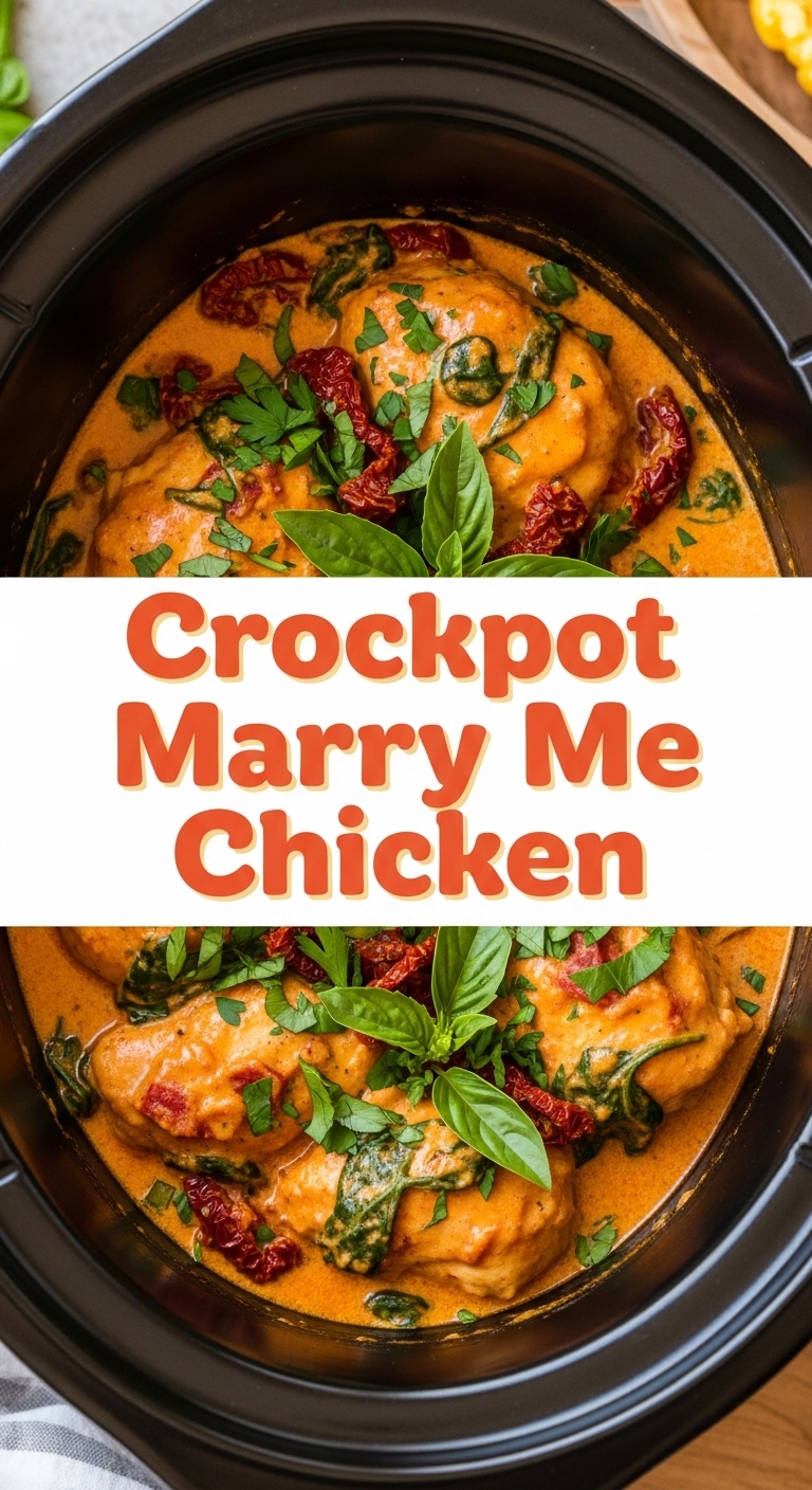 Crockpot Marry Me Chicken Family Favorite