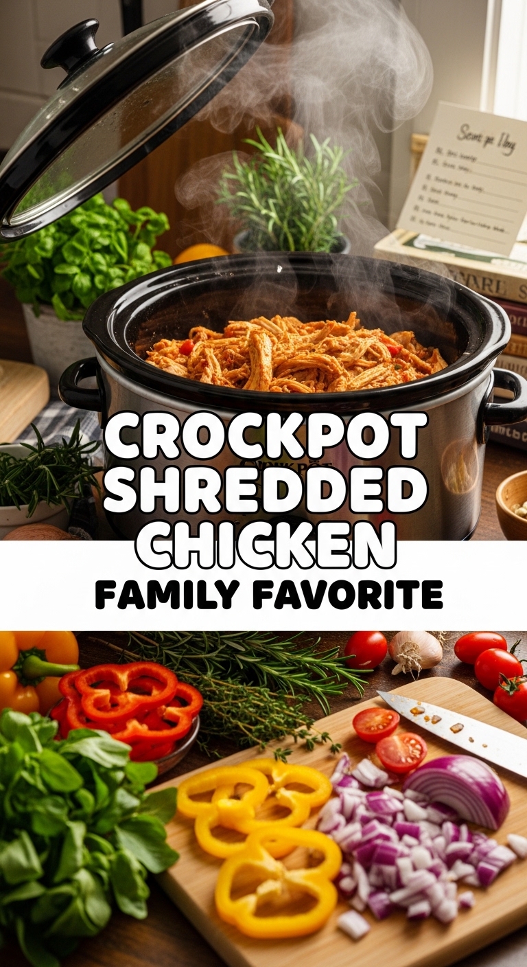 Crockpot Shredded Chicken Family Favorite