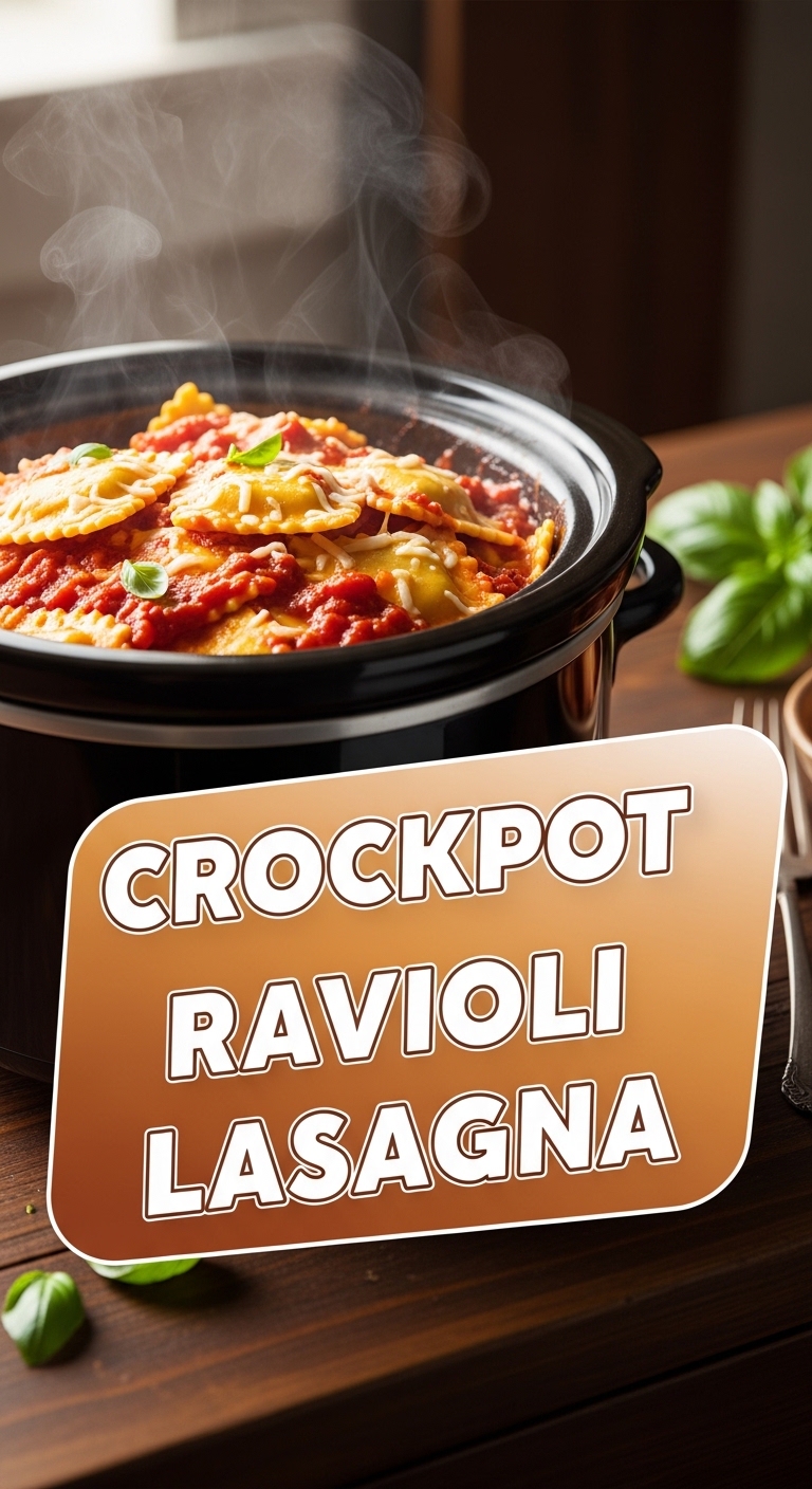 Crockpot Ravioli Lasagna Family Favorite