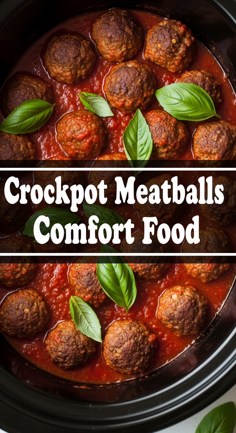 Crockpot Meatballs Comfort Food