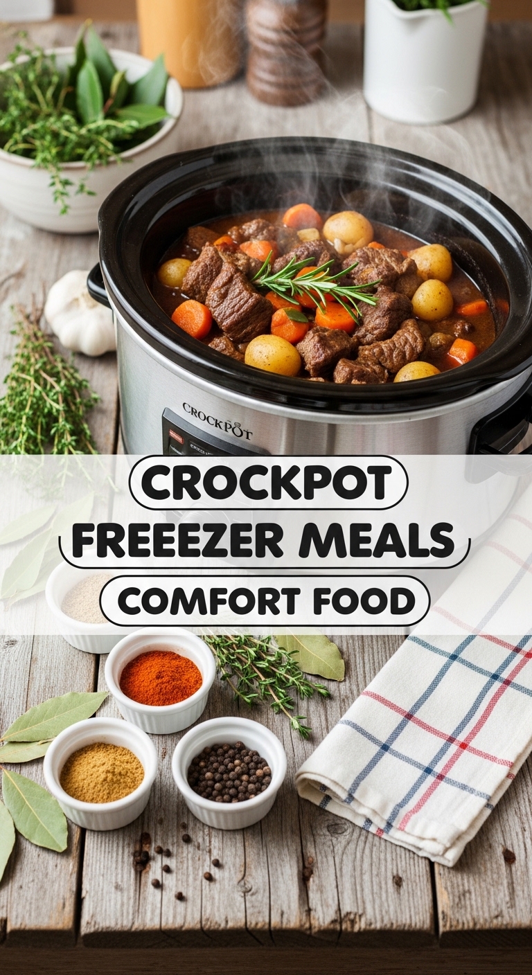 Crockpot Freezer Meals Comfort Food
