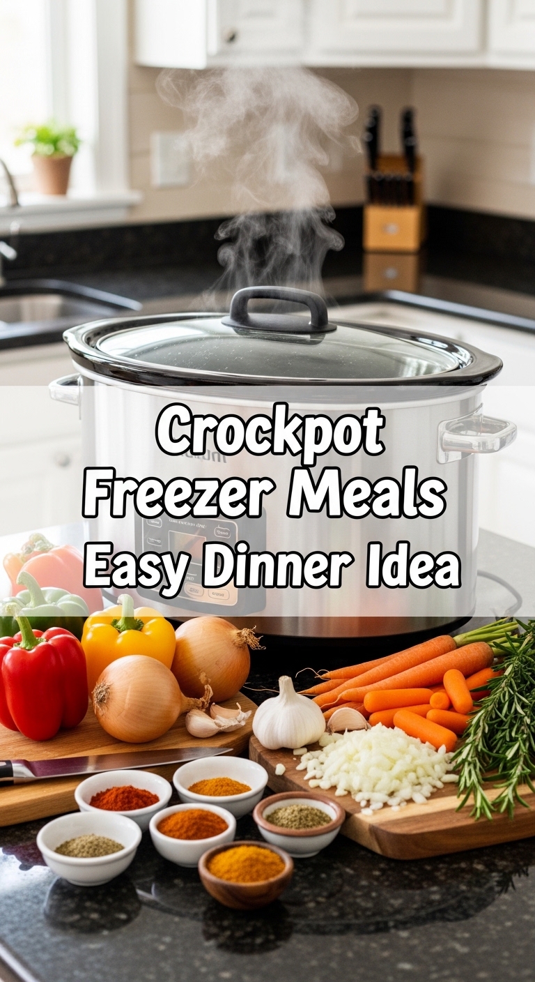 Crockpot Freezer Meals Easy Dinner Idea