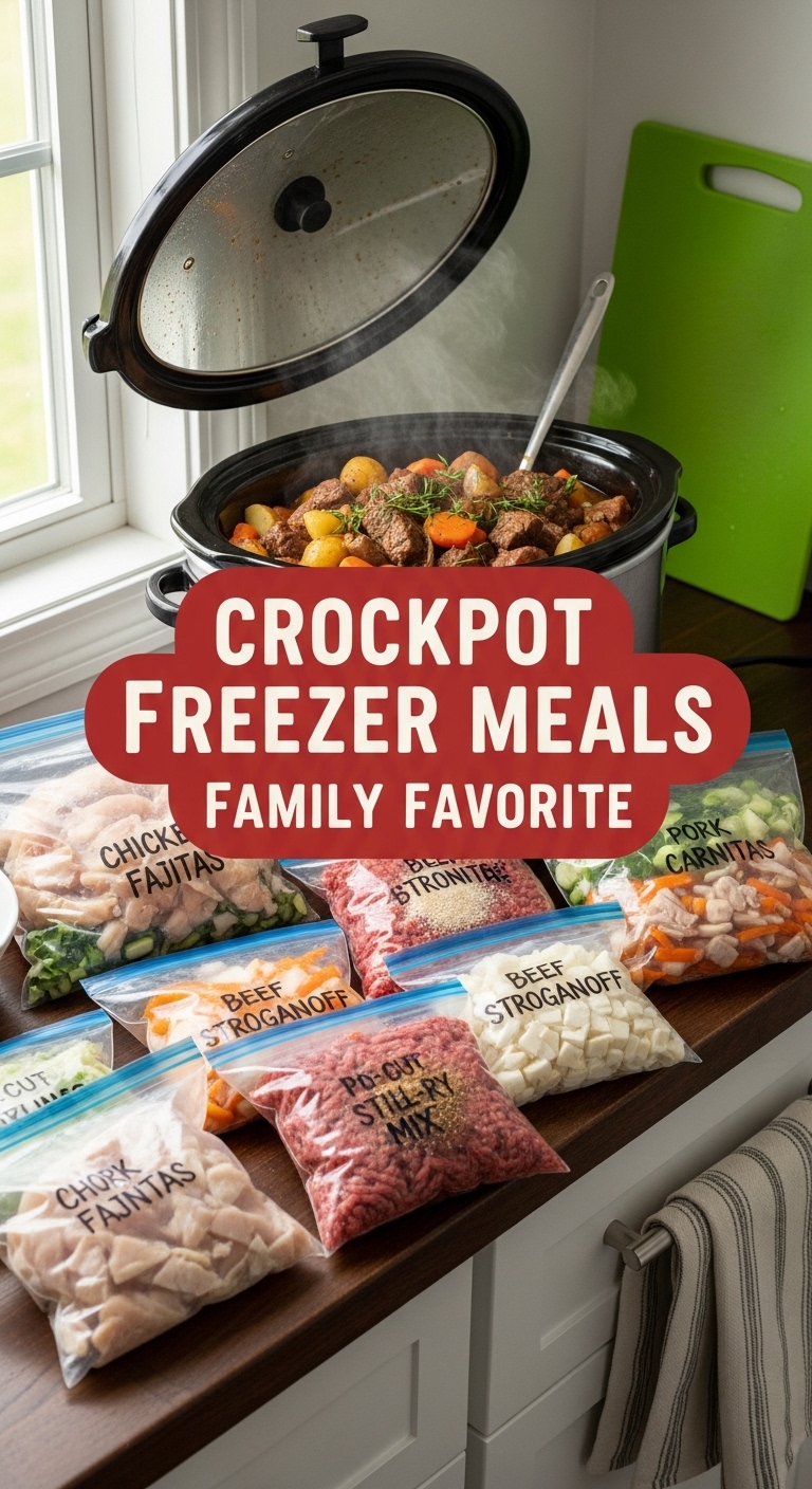 Crockpot Freezer Meals Family Favorite