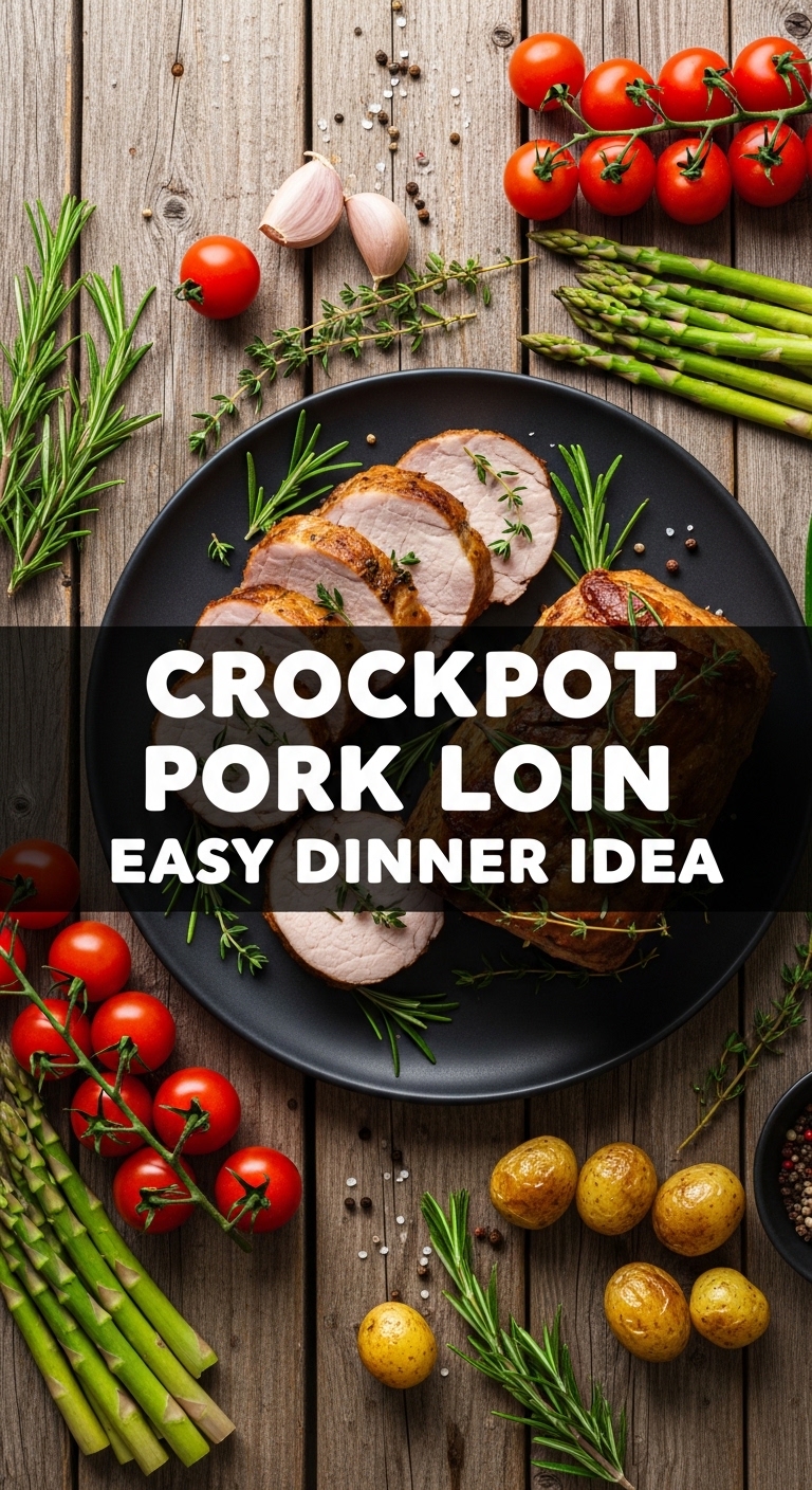 Crockpot Pork Loin Easy Dinner Idea