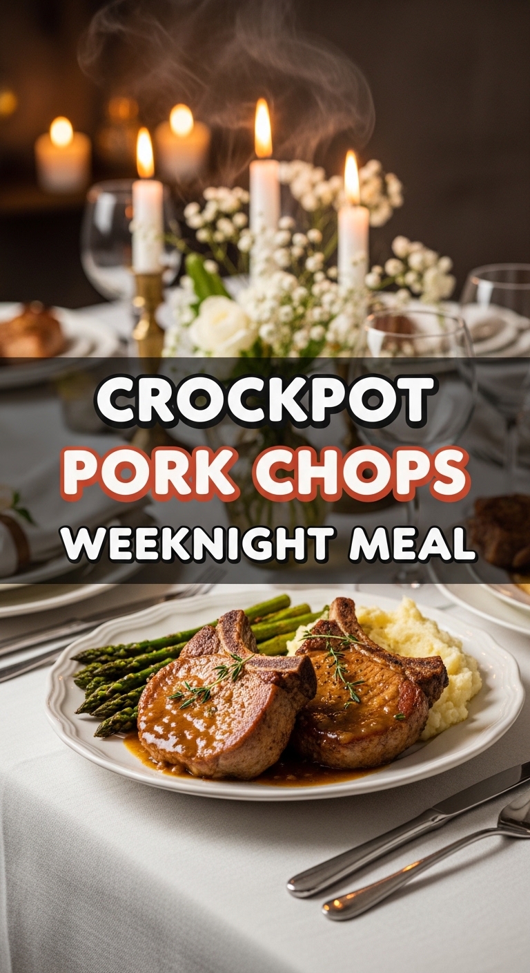 Crockpot Pork Chops Weeknight Meal