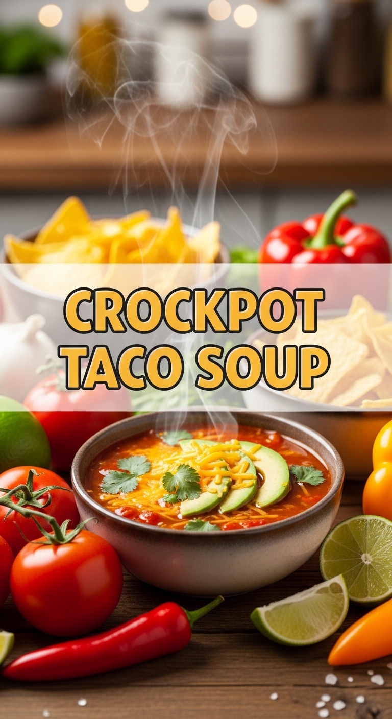 Crockpot Taco Soup Cozy Comfort Food