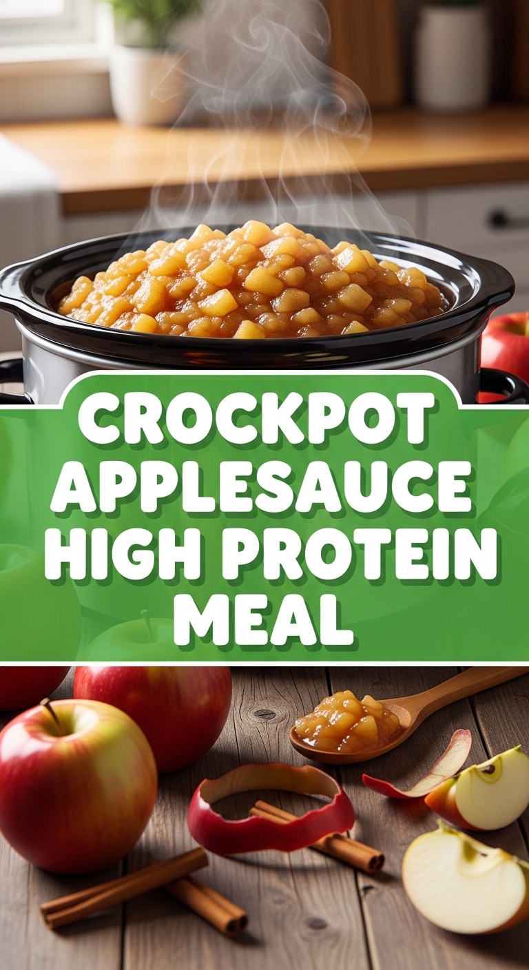 Crockpot Applesauce High Protein Meal