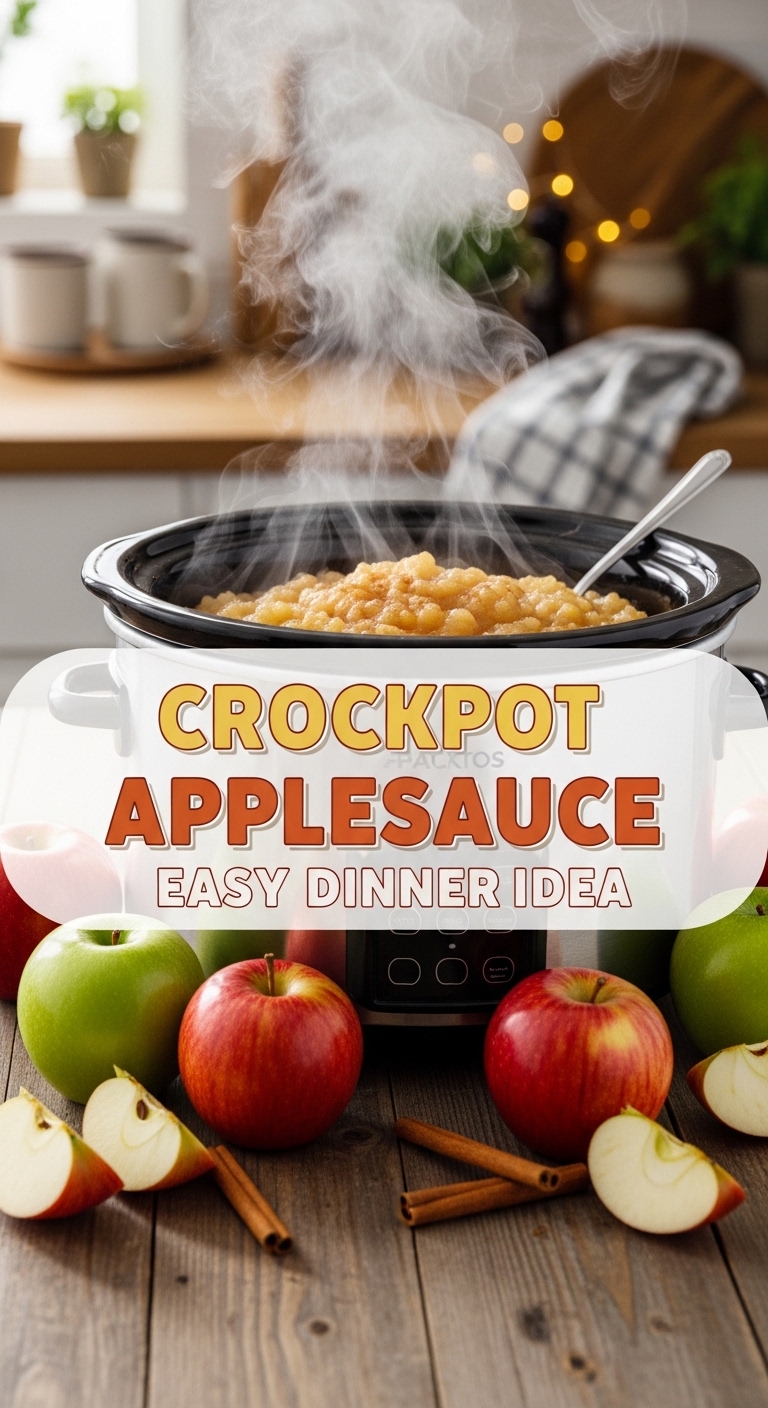 Crockpot Applesauce Easy Dinner Idea