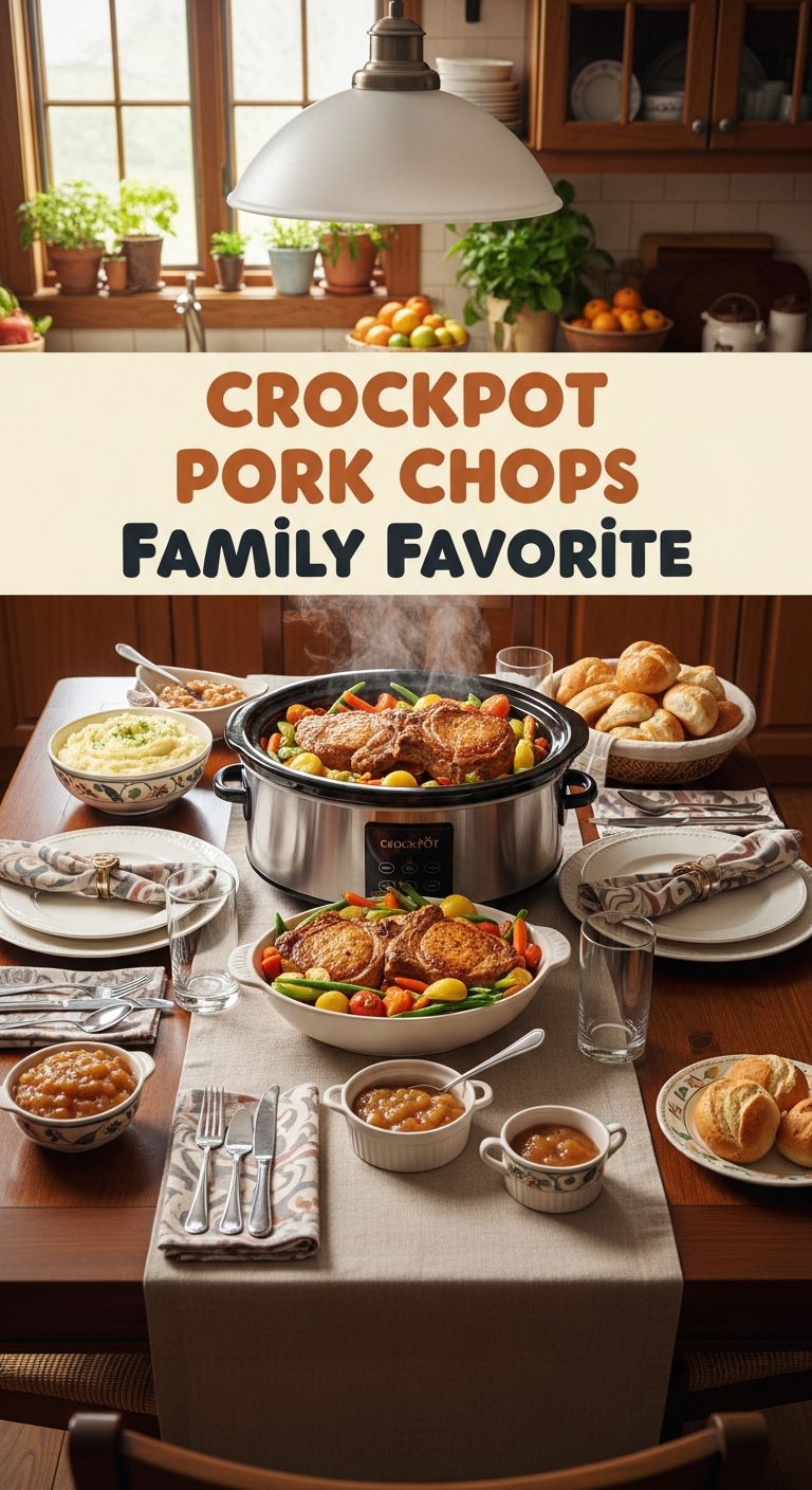 Crockpot Pork Chops Family Favorite