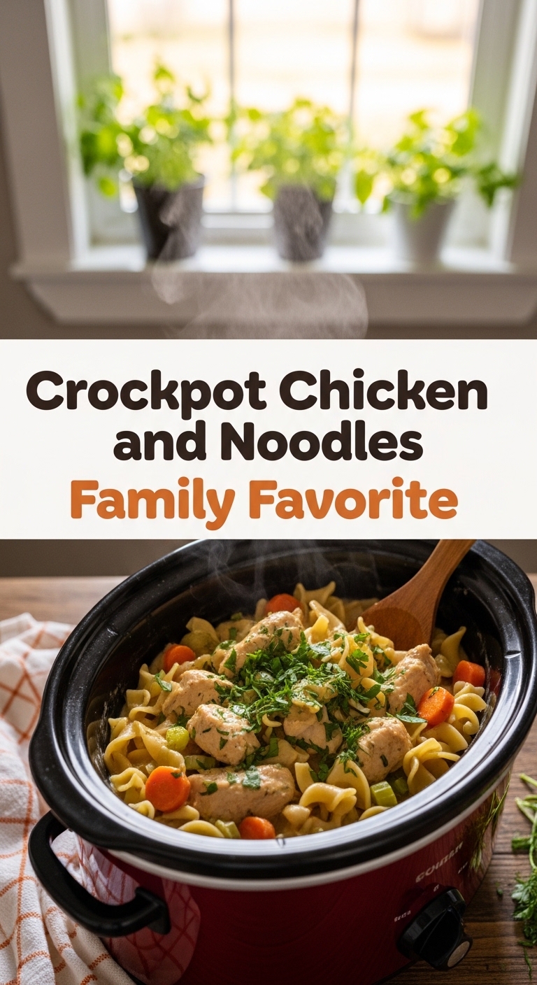 Crockpot Chicken And Noodles Family Favorite