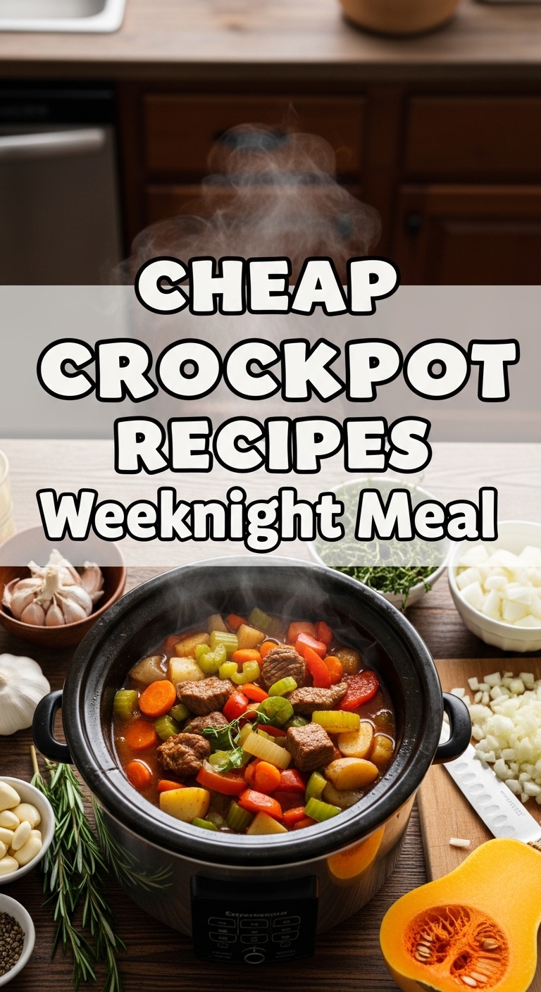 Cheap Crockpot Recipes Weeknight Meal