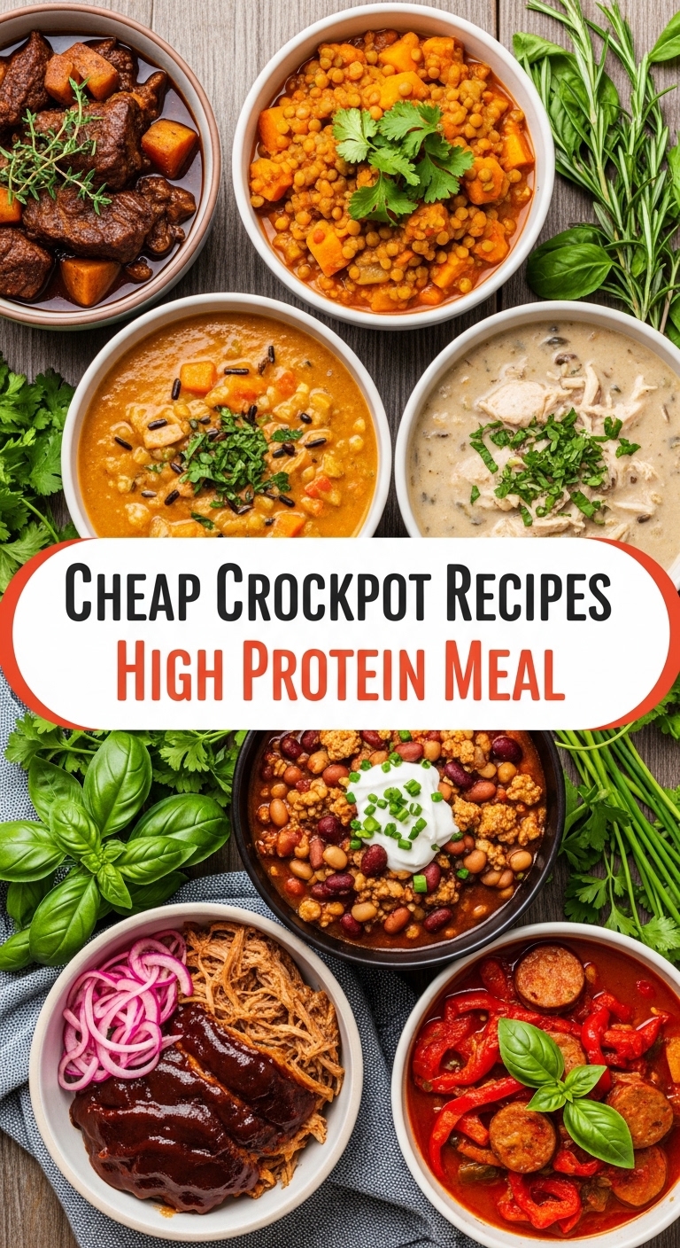 Cheap Crockpot Recipes High Protein Meal