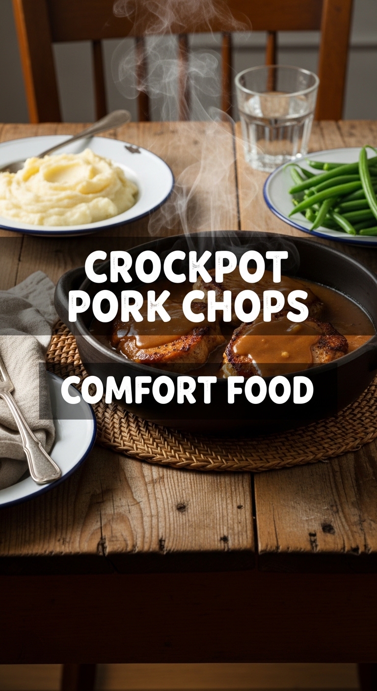 Crockpot Pork Chops Comfort Food