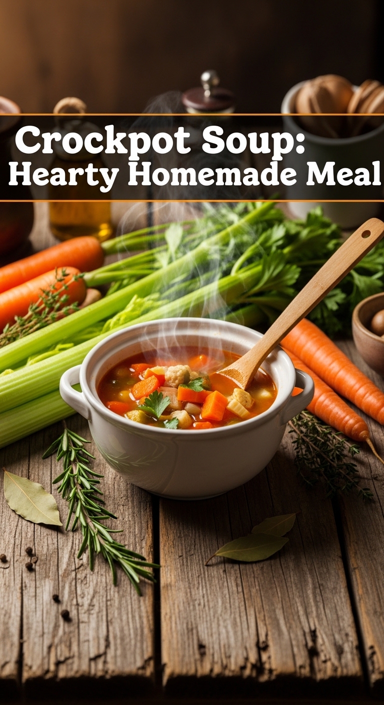 Crockpot Soup Hearty Homemade Meal