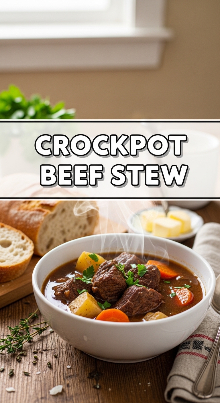 Crockpot Beef Stew Hearty Homemade Meal